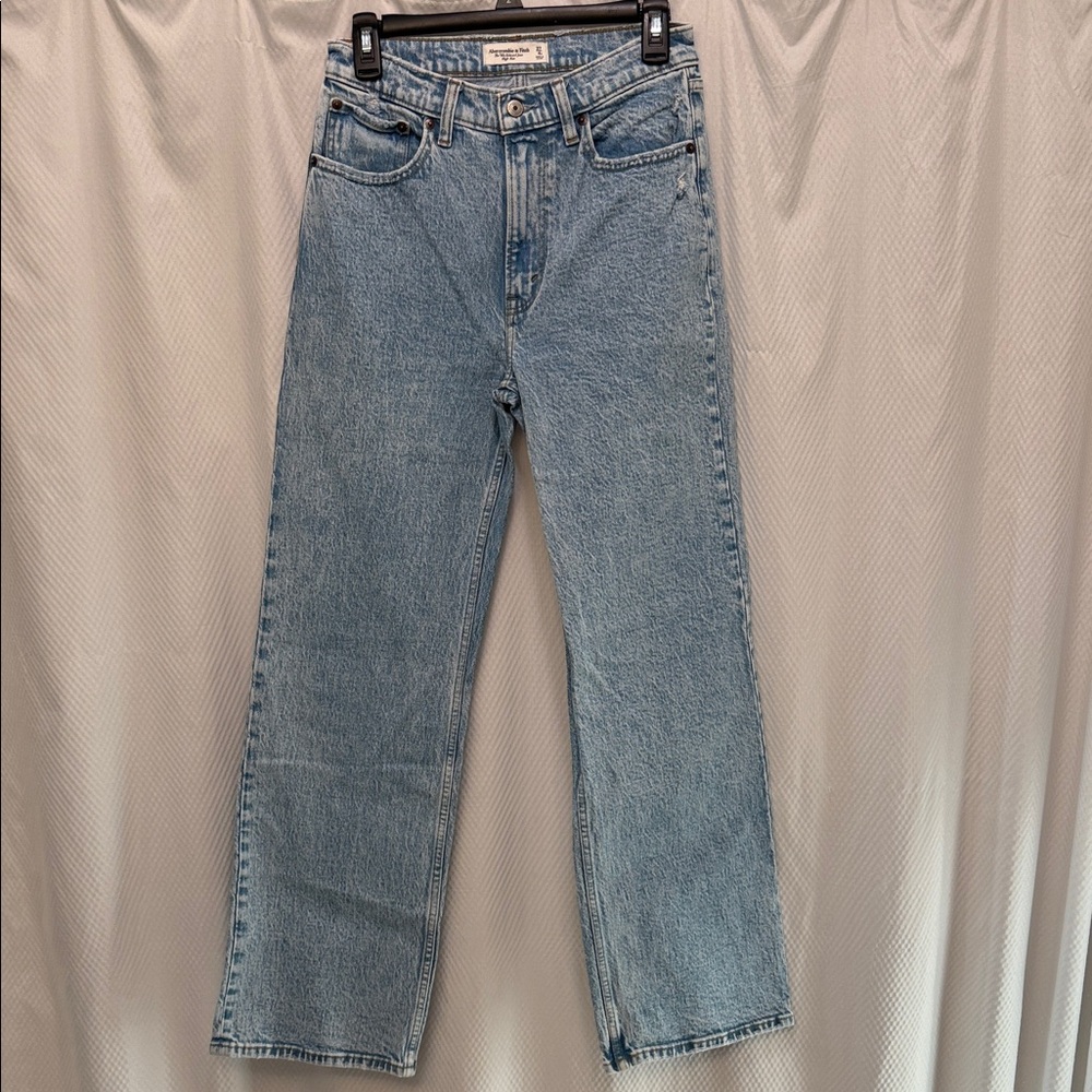 Abercrombie & Fitch Light Blue Straight Leg Jeans